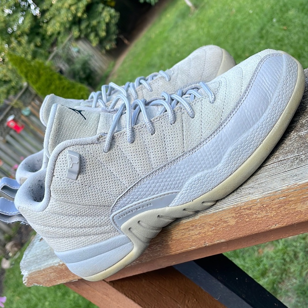 Jordan 12 Wolf Grey Low